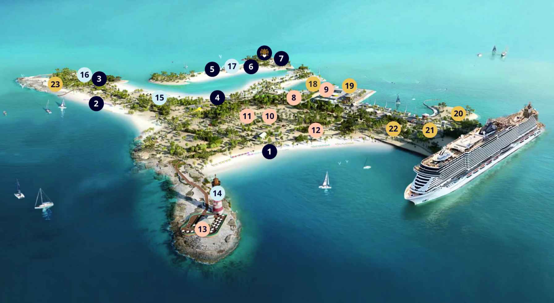 Msc Cruises 2024 Caribbean Islands Timi Adelind   Ocean Cay Map Desktop